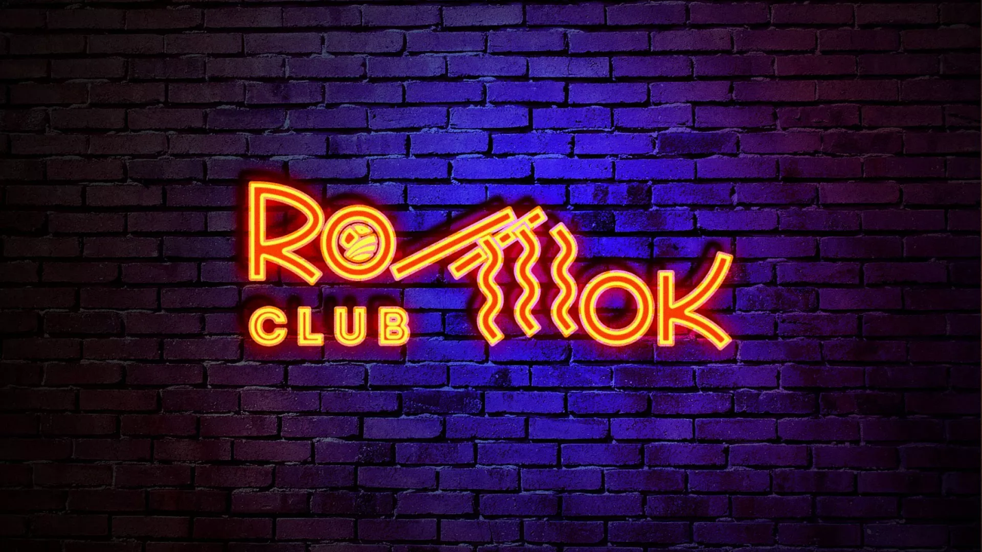Разработка интерьерной вывески суши-бара «Roll Wok Club» в Лебедяни